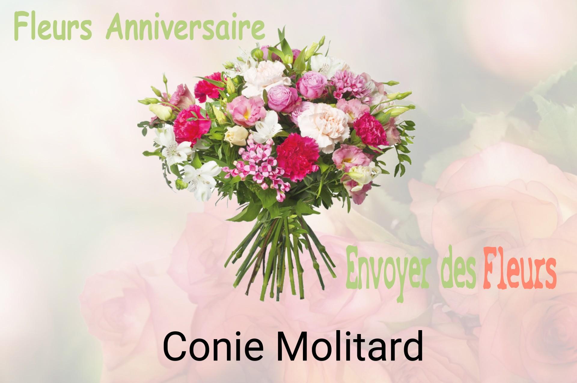 Bouquet de fleurs d’anniversaire livré à Conie-Molitard